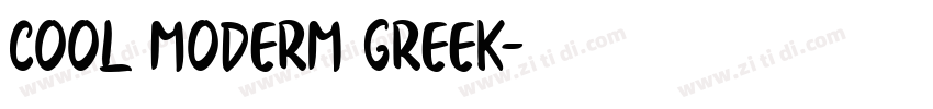 Cool Moderm Greek字体转换
